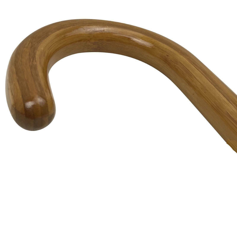 Load image into Gallery viewer, 92cm WOODEN WALKING STICK Wood Cane Pole Carved Varnished Deluxe Quality Sturdy - Brown
