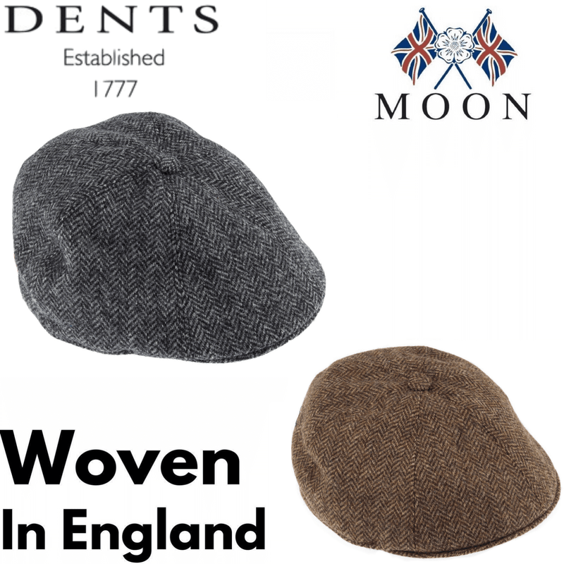 Load image into Gallery viewer, DENTS Mens Drivers Cap Abraham Moon Yorkshire Tweed Peeky Blinders