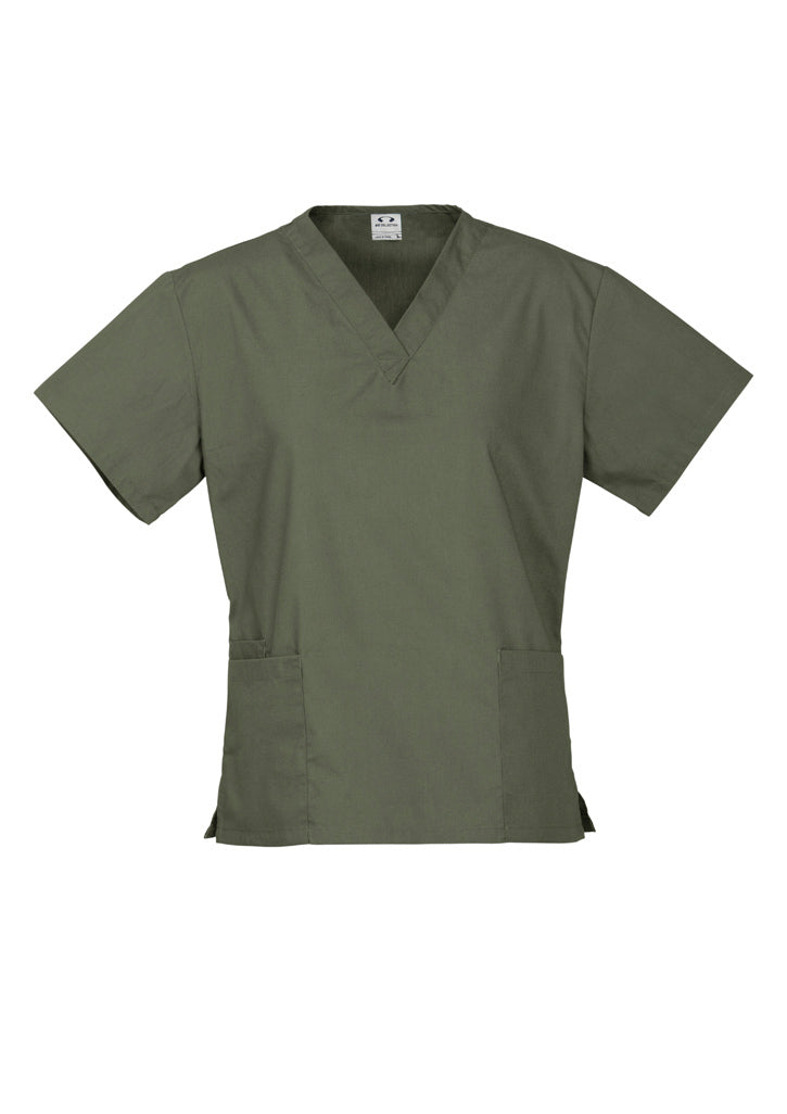 Load image into Gallery viewer, Premium Womens V-Neck Scrubs Top Ladies Hospital Dentist Nurse Uniform - Sage