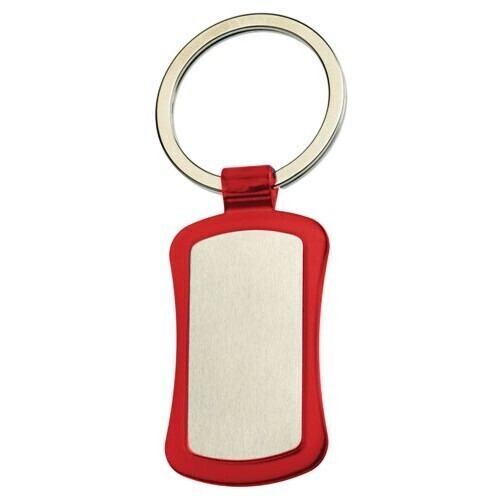 Load image into Gallery viewer, 50x Duo Key Tag Key Ring Keyring School Bag Badge Bulk - Red
