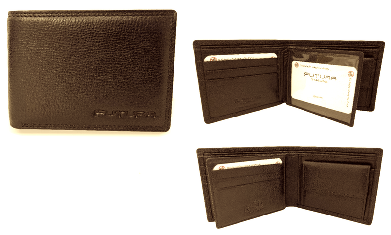 Load image into Gallery viewer, Futura Mens RFID Leather Coin Fold Over Genuine Leather Wallet - Tan