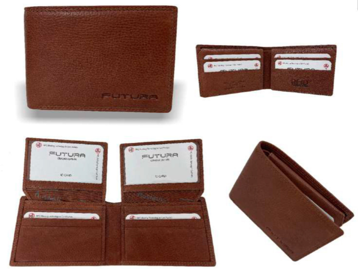 Load image into Gallery viewer, Futura RFID Leather Fold Over Genuine Leather Wallet - Tan