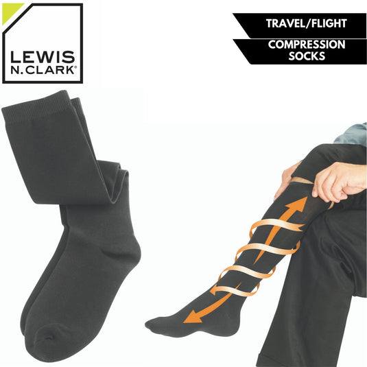 Lewis N. Clark Compact Travel Compression Socks