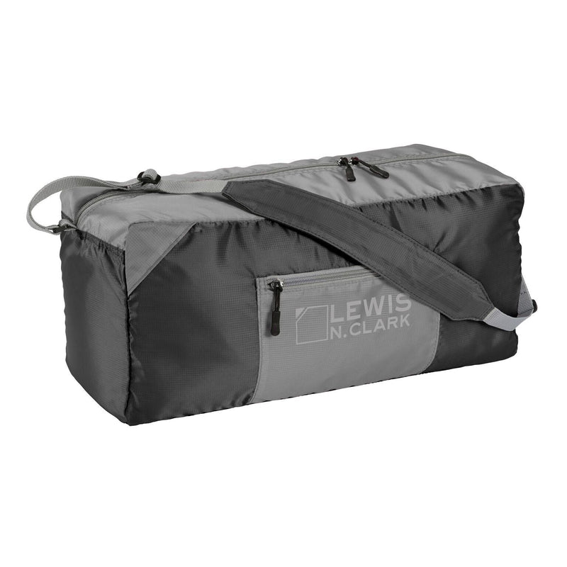 Load image into Gallery viewer, Lewis N. Clark 18&quot; Packable Foldable Bag - Black/Grey
