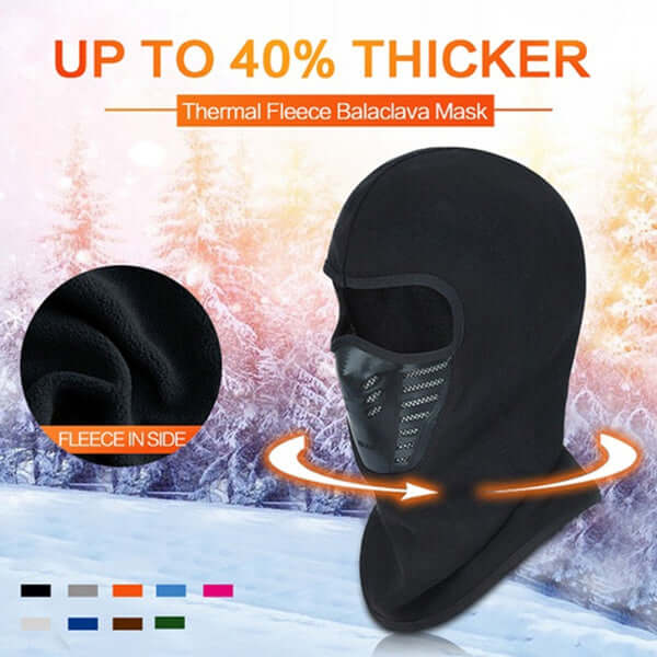 Load image into Gallery viewer, Thermal Fleece Balaclava Windproof Breathable Ski Face Mask Hood Warm Weather