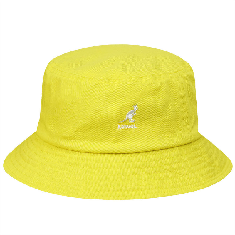 Load image into Gallery viewer, Kangol Washed Bucket Hat Summer Cap Outdoor Camping - Lemon Sorbet - L