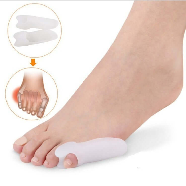 Load image into Gallery viewer, Bunionette Sleeve w Toe Spacer Corn Sleeve Cushion Relieves & Corrects Bunionettes