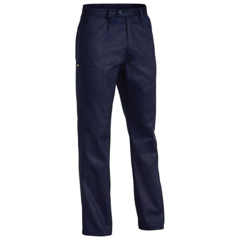 Load image into Gallery viewer, Bisley BP6007 Cotton Drill Pants Trousers Workwear - Navy - 107 Stout