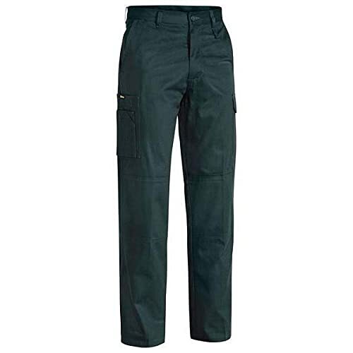 Load image into Gallery viewer, Bisley Bp6999 Mens Cool Lightweight Cargo Pants - Bottle Green - 107 R
