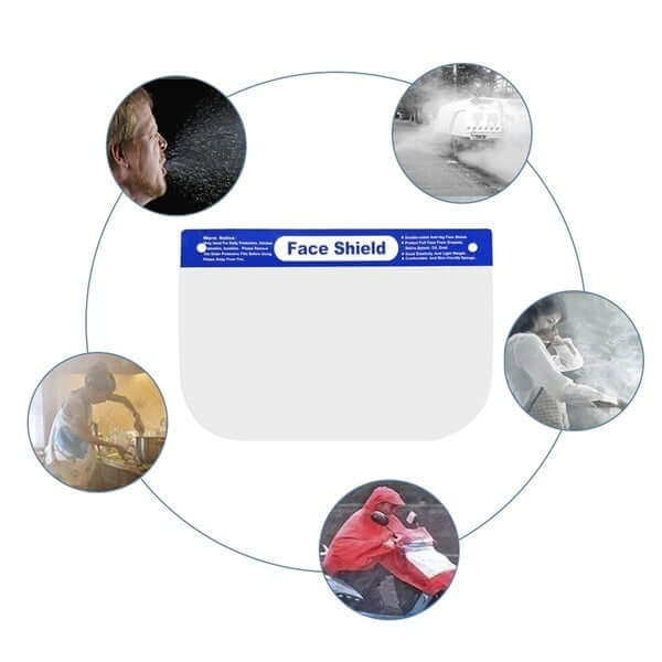 Load image into Gallery viewer, 3x Safety Full Face Shield Clear Glasses Anti-Fog Eye Protector Shop Dental