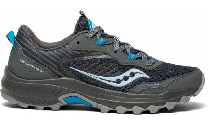 Load image into Gallery viewer, Saucony Excursion TR15 Womens Running Shoe-Shadow/Jewel Gris
