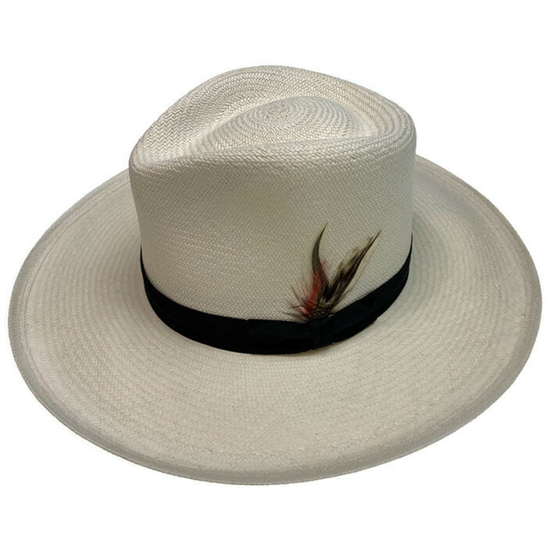 Load image into Gallery viewer, STRAW PANAMA CUENCA PLANTER HAT Sun Beach Golf Cap GRADE 8 Hand Made in USA