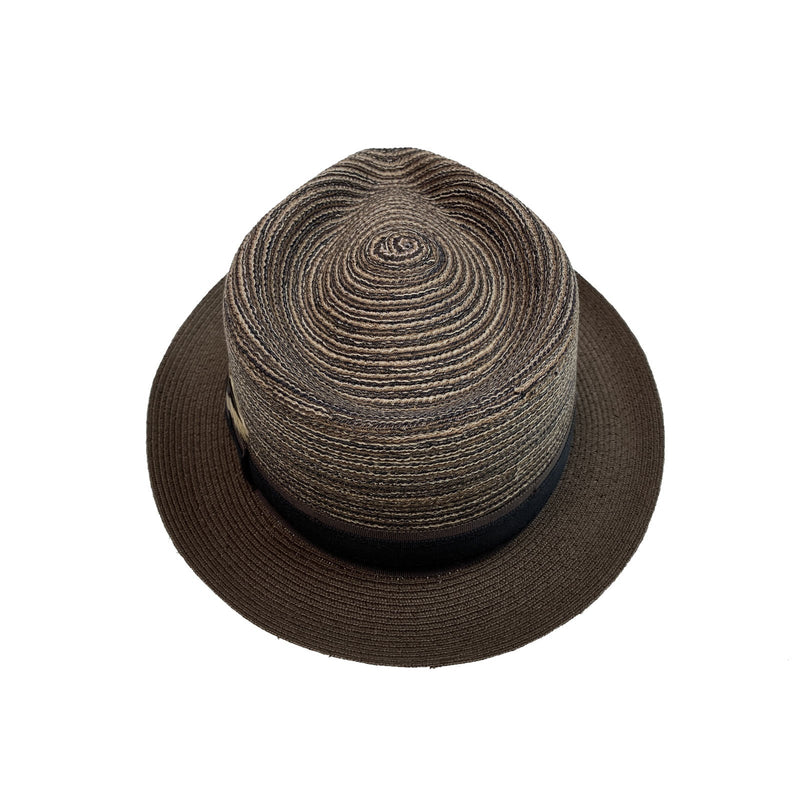 Load image into Gallery viewer, 100% Paper Straw Mens Hat MADE IN USA Trilby Pork Pie Luxury Du-Pont Teflon