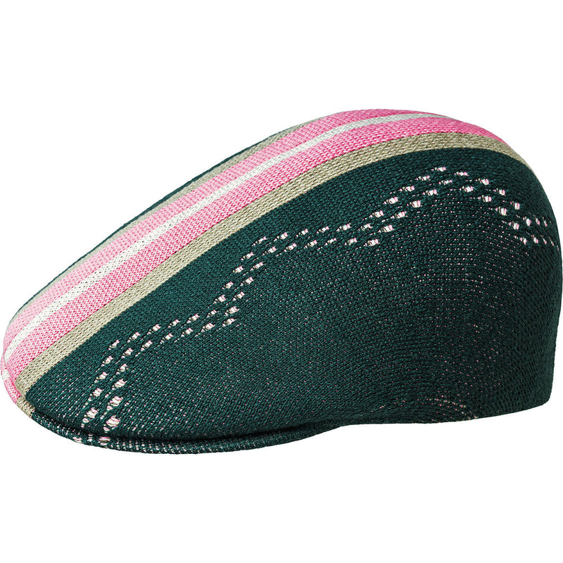 Load image into Gallery viewer, Kangol Slick Stripe 507 Ivy Cap Flat Hat Newsboy Gatsby Golf Driving - Pine - XL