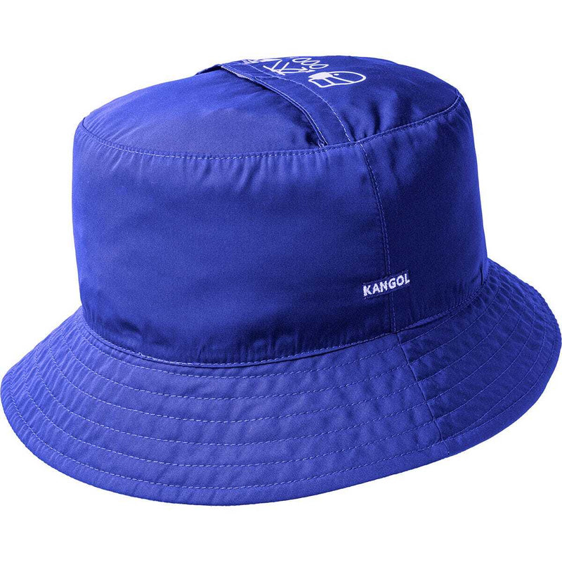 Load image into Gallery viewer, Kangol Mens Coordinates Mask Bucket Polyester Casual Hat with Mask - Blue