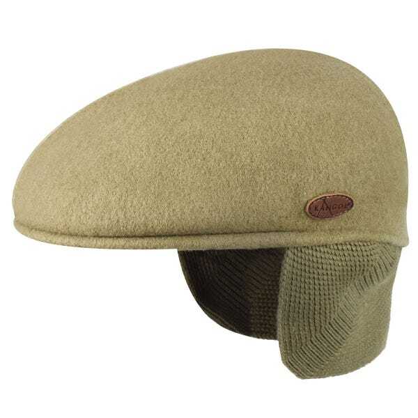 Load image into Gallery viewer, KANGOL Wool 504 Earlap Cap Ear Flap Warmer Cover Smart Warm Hat - Taupe