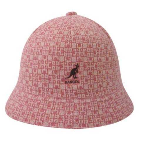 Load image into Gallery viewer, Kangol Kids Escher Check Casual Bucket Hat Round - Pink