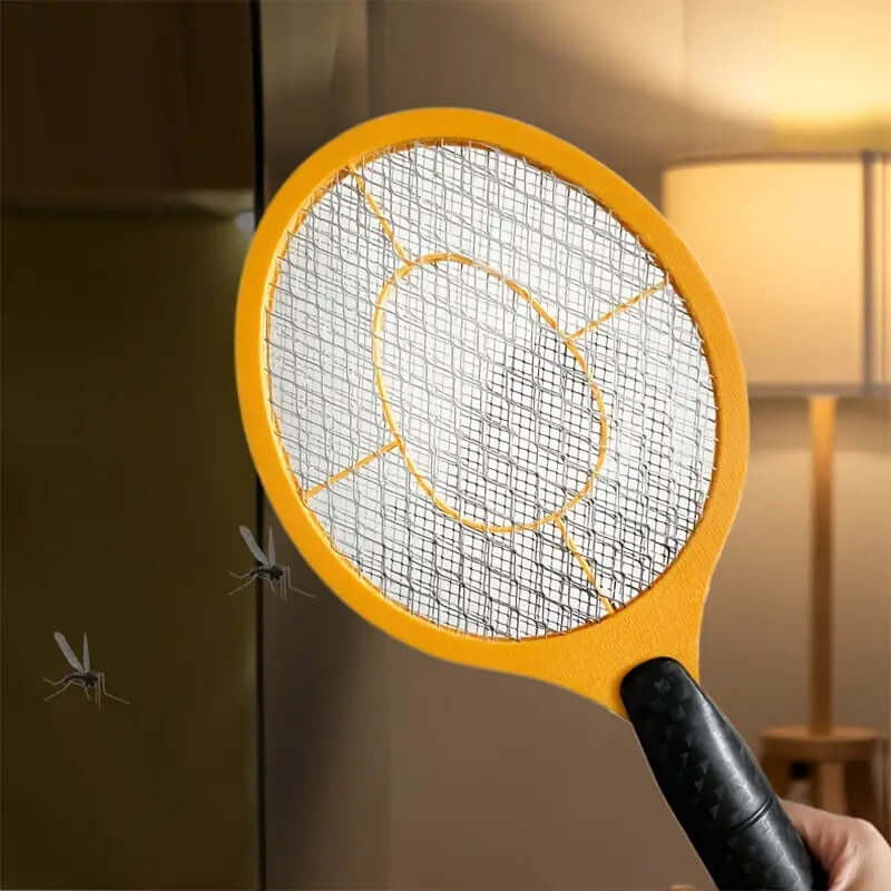 Load image into Gallery viewer, 4x BUG ZAPPER RACKET Fly Mosquito Pest Swatter Net Racquet Electric Insect Killer