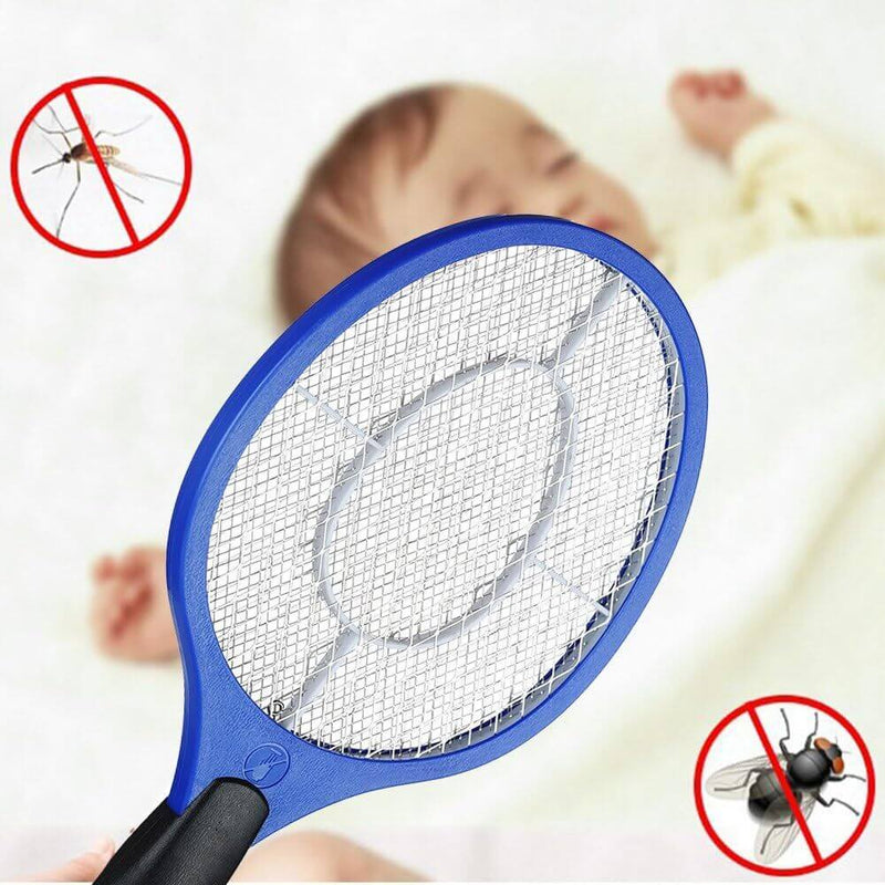 Load image into Gallery viewer, 6x BUG ZAPPER RACKET Fly Mosquito Pest Swatter Net Racquet Electric Insect Killer