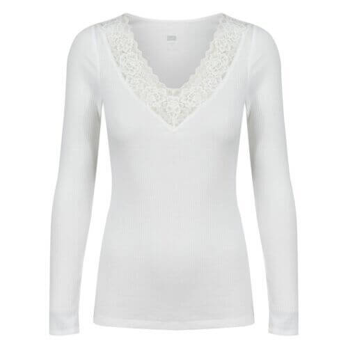 Load image into Gallery viewer, Ladies Merino Wool Blend Long Sleeve Thermal Spencer Top Thermals Underwear - Beige