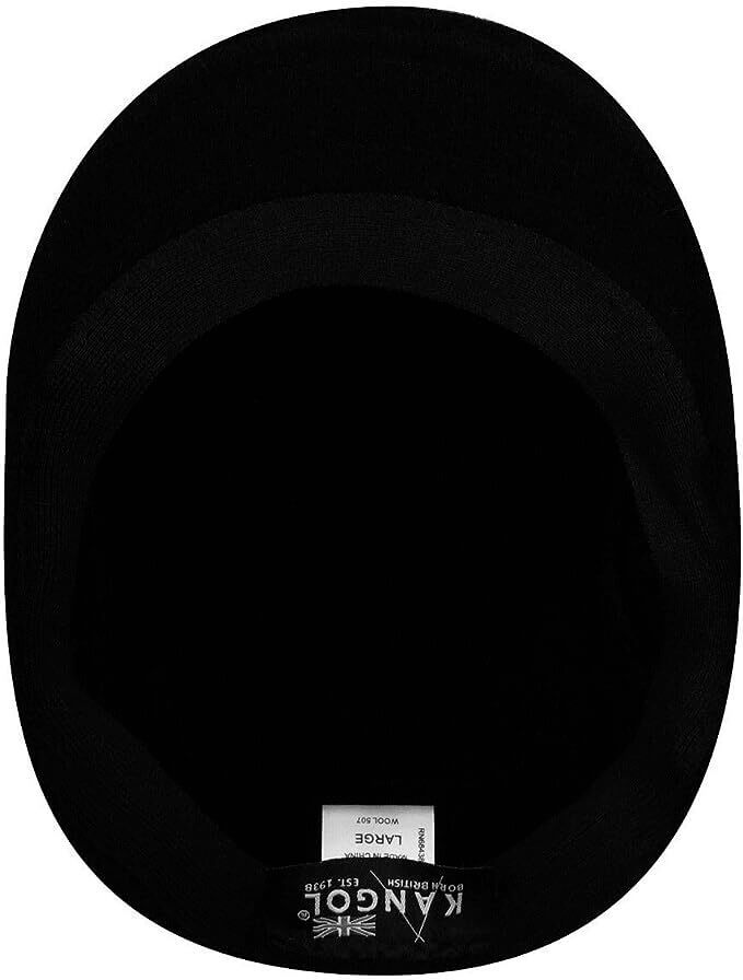 Load image into Gallery viewer, KANGOL 507 Wool Ivy Hat Cap Mens Warm Classic Winter Flat Driving - Black