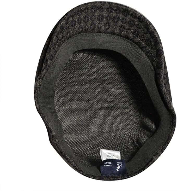 Load image into Gallery viewer, KANGOL Jacquard 507 Ivy Cap Driving Wool Blend Hat - Tic Tac Jac Dark Flannel