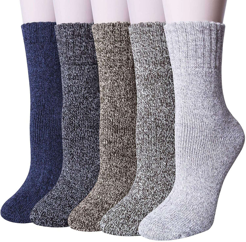 Load image into Gallery viewer, 3x Mens Pairs Thick Wool Blend Work Socks Heavy Duty Outdoor Warm (EU42-EU48)