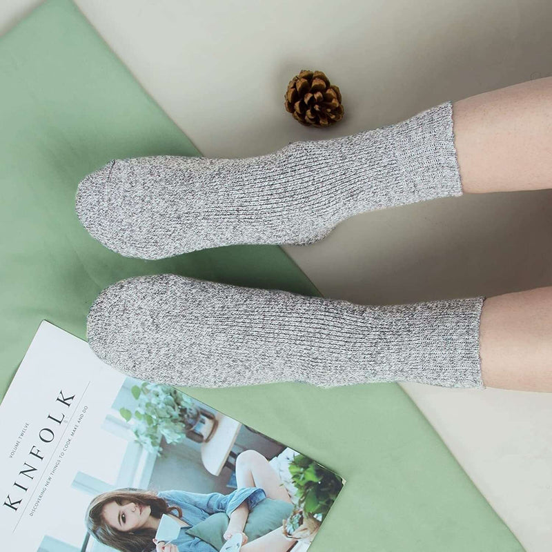 Load image into Gallery viewer, 3x Mens Pairs Thick Wool Blend Work Socks Heavy Duty Outdoor Warm (EU42-EU48)