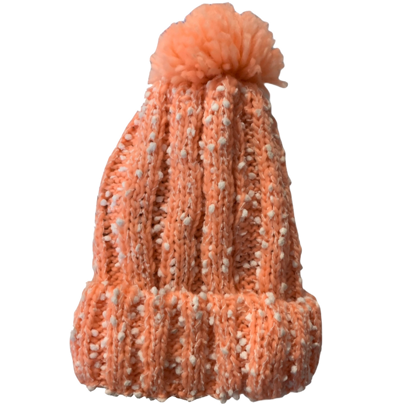 Load image into Gallery viewer, Womens Thick Knit Beanie Winter Fleece Lined Hat Warm Faux Fur Pom Pom Ski