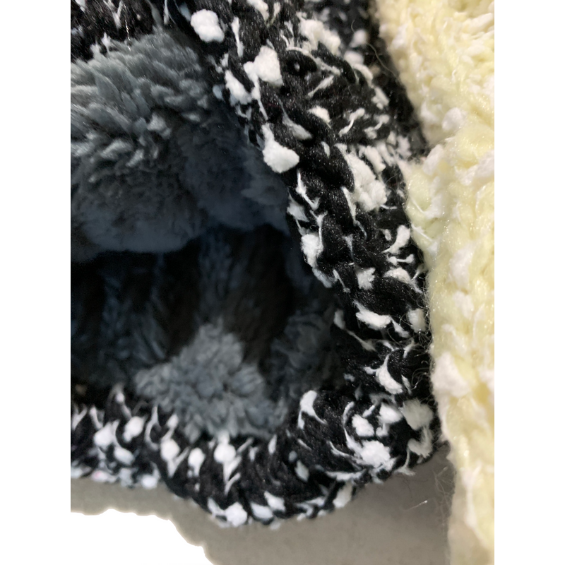 Load image into Gallery viewer, Womens Thick Knit Beanie Winter Fleece Lined Hat Warm Faux Fur Pom Pom Ski