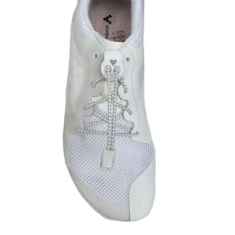 Load image into Gallery viewer, Vivobarefoot Toggle Laces Adult Striped White
