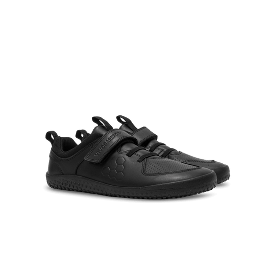 Vivobarefoot Primus Ludo School Juniors – Obsidian