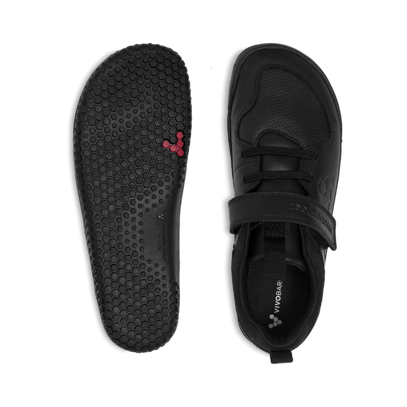 Load image into Gallery viewer, Vivobarefoot Primus Ludo School Juniors Obsidian