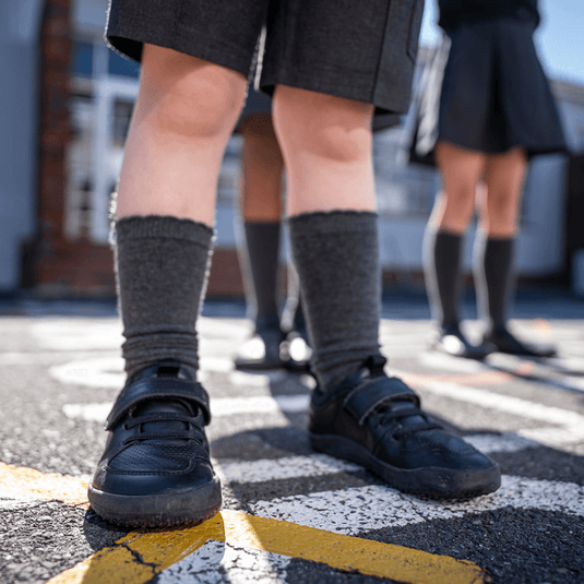 Vivobarefoot Primus Ludo School Juniors – Obsidian