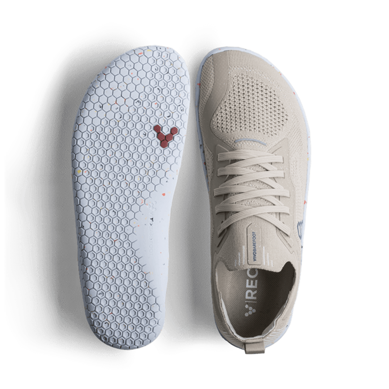 Load image into Gallery viewer, Vivobarefoot Primus Lite Knit Womens Feather Grey | Adventureco
