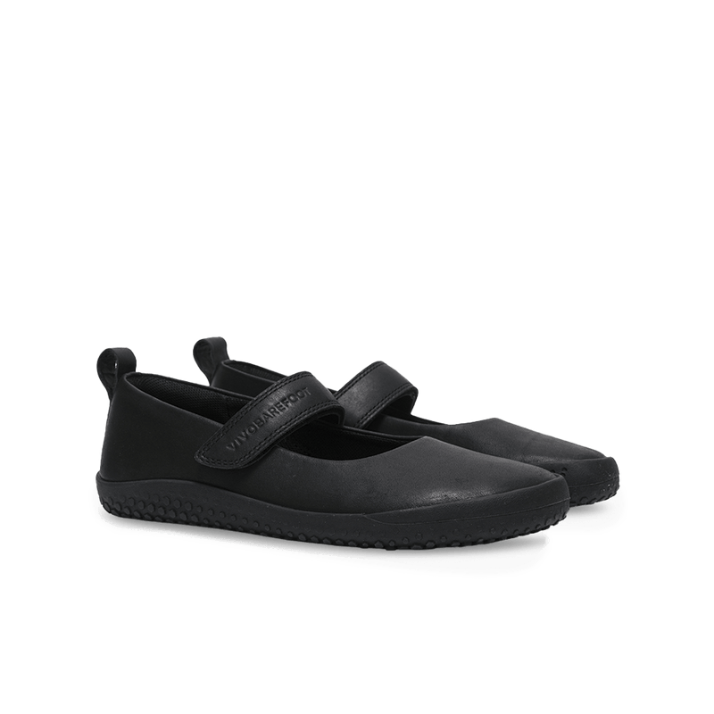 Load image into Gallery viewer, Vivobarefoot Wyn School Juniors Obsidian