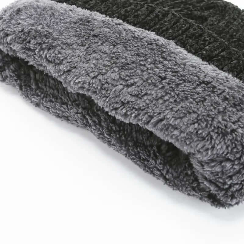 Load image into Gallery viewer, Winter Knitted Hat Men Women Warm Thick Beanie Fleece Ski Cap Outdoor Thermal-2