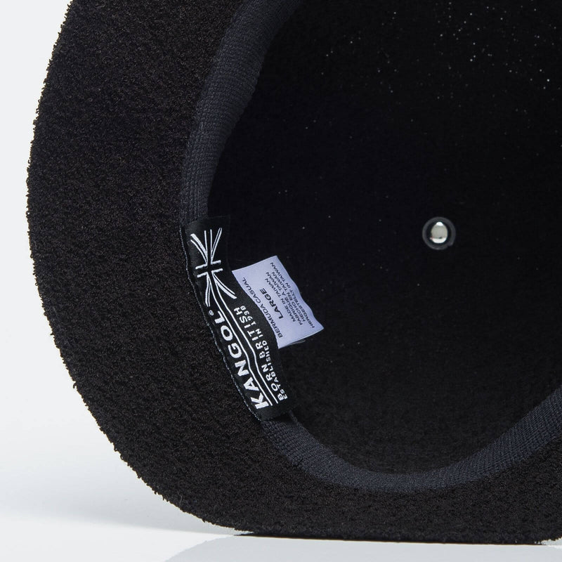 Load image into Gallery viewer, KANGOL Bermuda Casual Bucket Hat Terry Towelling Cap in Black/Gold