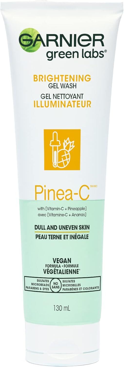 Load image into Gallery viewer, Garnier Green Labs Pinea-C Brightening Gel Cleanser Dull & Uneven Skin 130ml-0