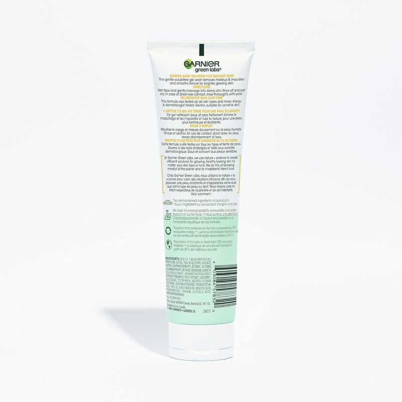 Load image into Gallery viewer, Garnier Green Labs Pinea-C Brightening Gel Cleanser Dull & Uneven Skin 130ml-4