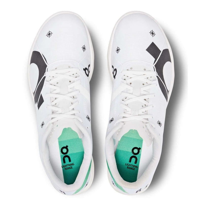 Load image into Gallery viewer, On Cloudspike 10000m Running Spikes Mens Sprinting Shoes in Undyed - White/Mint