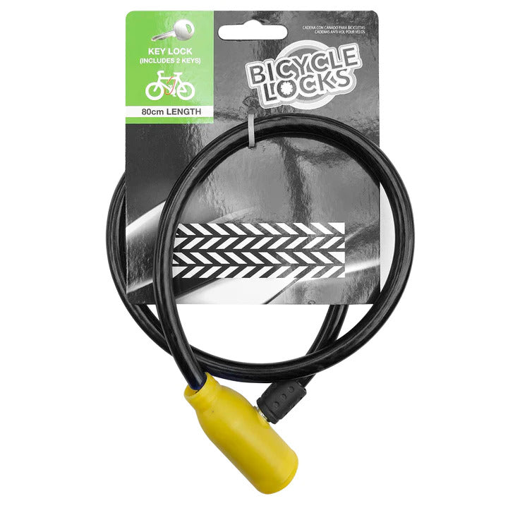 Load image into Gallery viewer, 80cm Bicycle Lock with Keys Bike Scooter-0