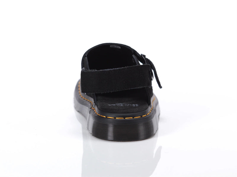 Load image into Gallery viewer, Dr. Martens Jorge II Sling Back Shoes Sandals Slip On in Black Suede