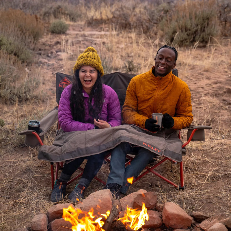 Load image into Gallery viewer, Kelty Low Loveseat Nest Camping Chair – Bungee Cord/Beluga