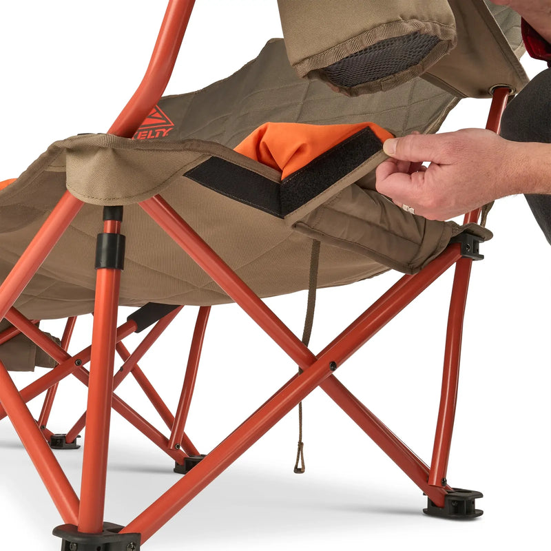 Load image into Gallery viewer, Kelty Low Loveseat Nest Camping Chair – Bungee Cord/Beluga