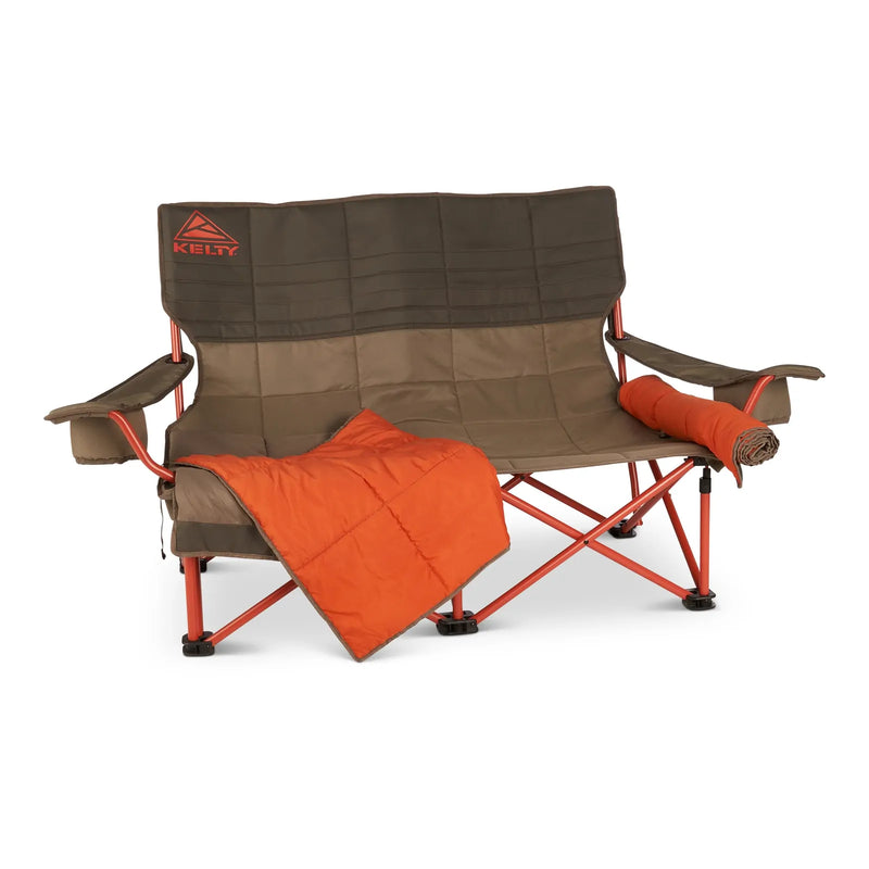 Load image into Gallery viewer, KELTY Low Loveseat Nest Chair Lounge Seat in Bungee Cord / Beluga-1