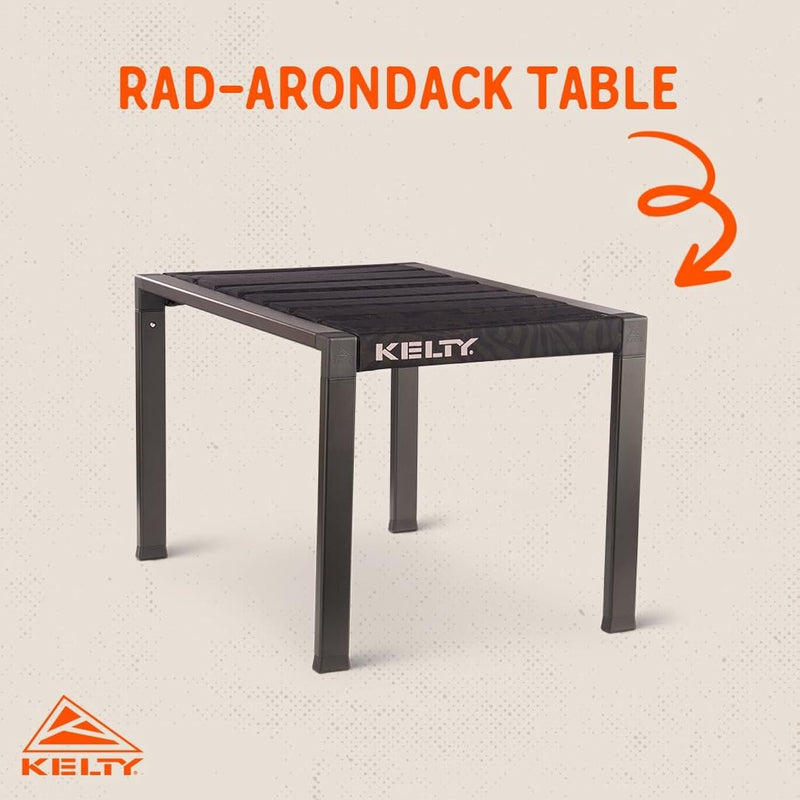 Load image into Gallery viewer, Kelty Rad-Arondack Portable Folding Camp Side Table in Black Fern-3