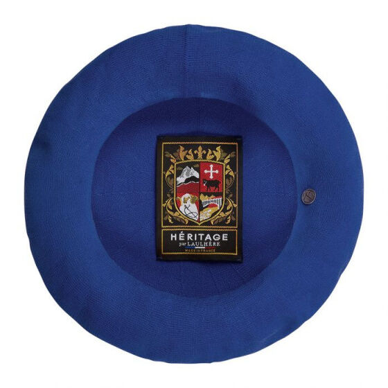 Load image into Gallery viewer, Authentic Unisex Summer Cotton Beret - Heritage by Laulhere in Blue-3