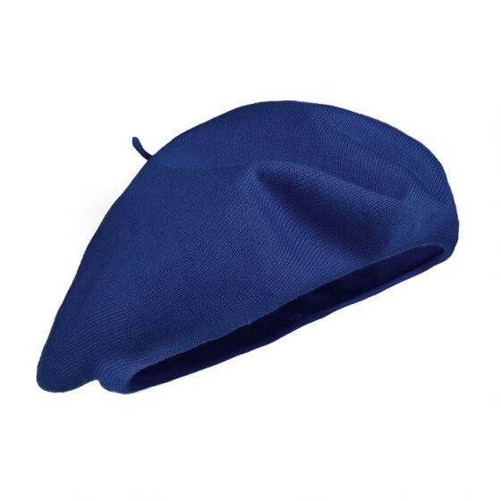 Load image into Gallery viewer, Authentic Unisex Summer Cotton Beret - Heritage by Laulhere in Blue-0