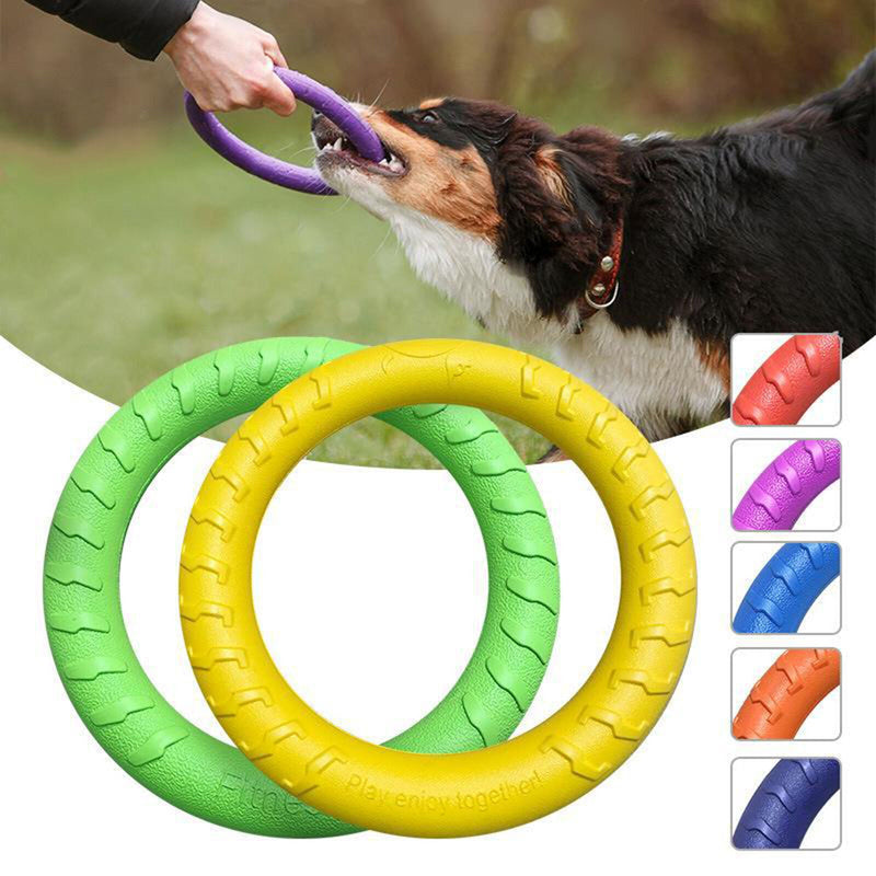 Load image into Gallery viewer, 6x Medium 20cm Lightweight Dog Toy Chew Floating Training Ring for Chewers Pet-2